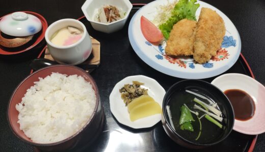 【日記】アジフライ定食